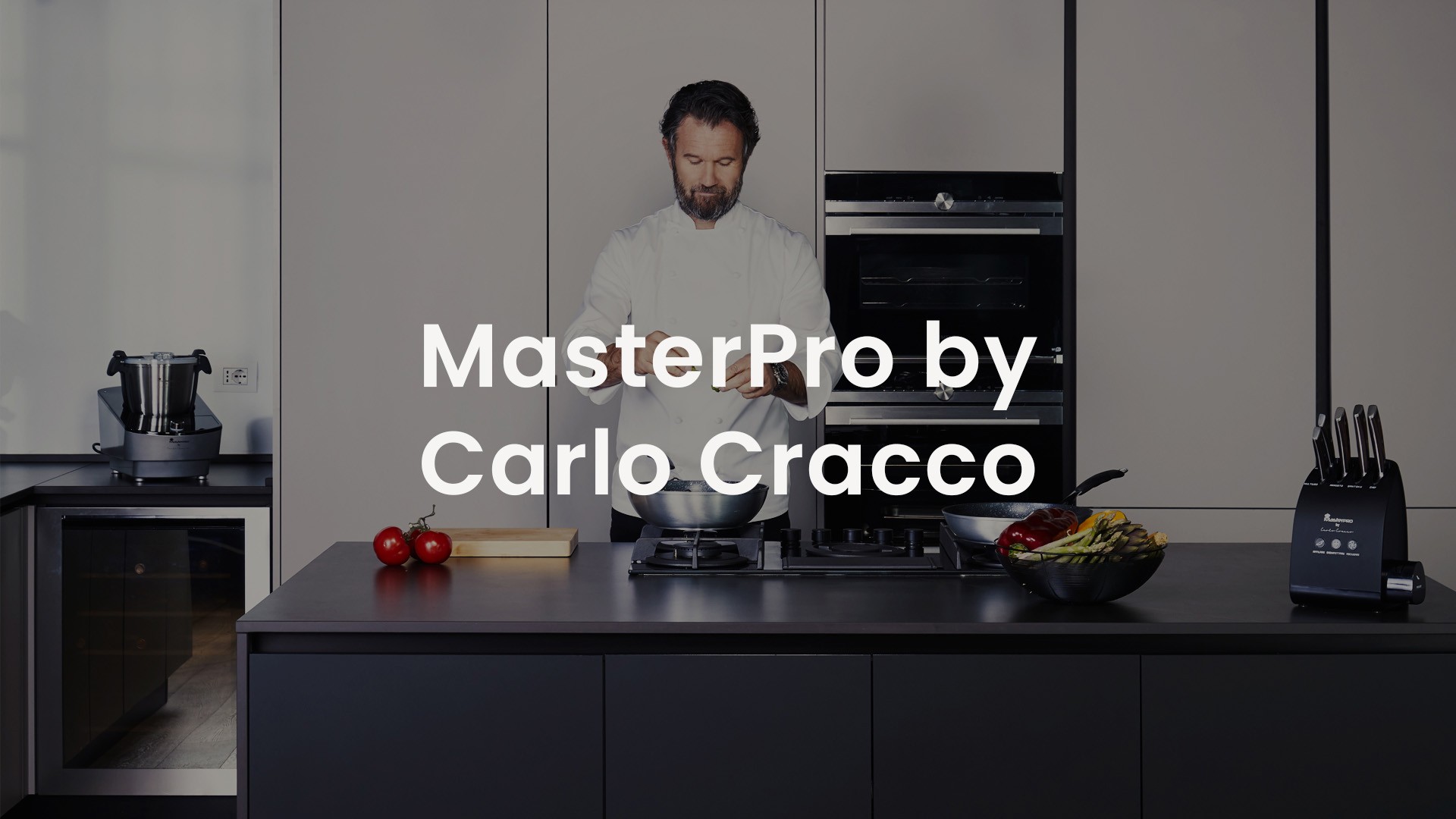 Masterpro by Carlo Cracco friggitrice ad aria 9L con doppio cestello 1700W  con display digitale touch e 11 programmi di cottura : : Casa e  cucina